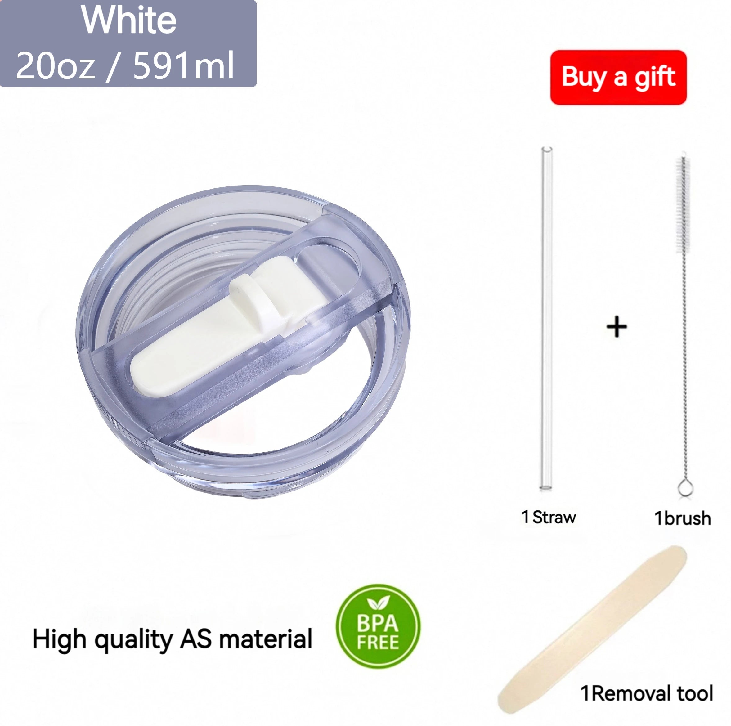 Couvercle de Remplacement Étanche pour Gobelet Isotherme (Compatible Stanley 20oz/30oz)