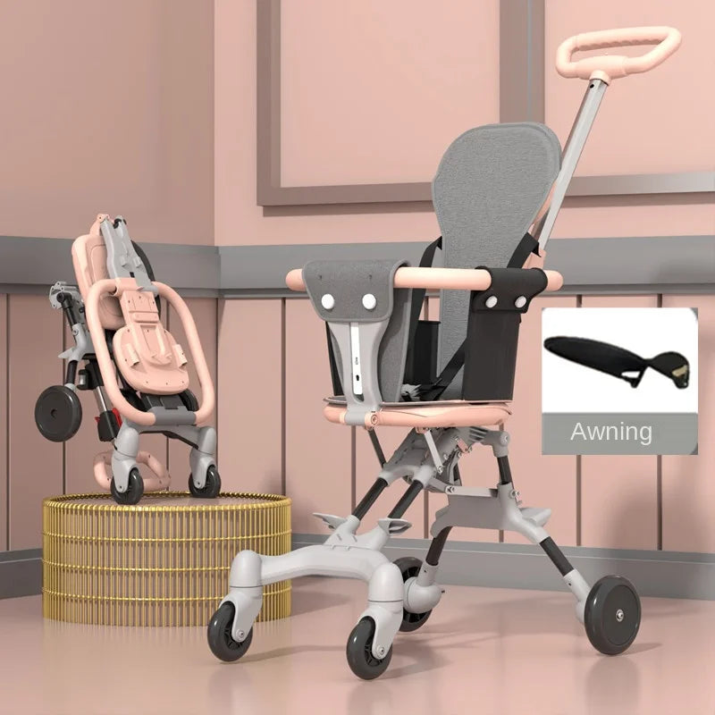 Poussette Bidirectionnelle Légère & Pliable