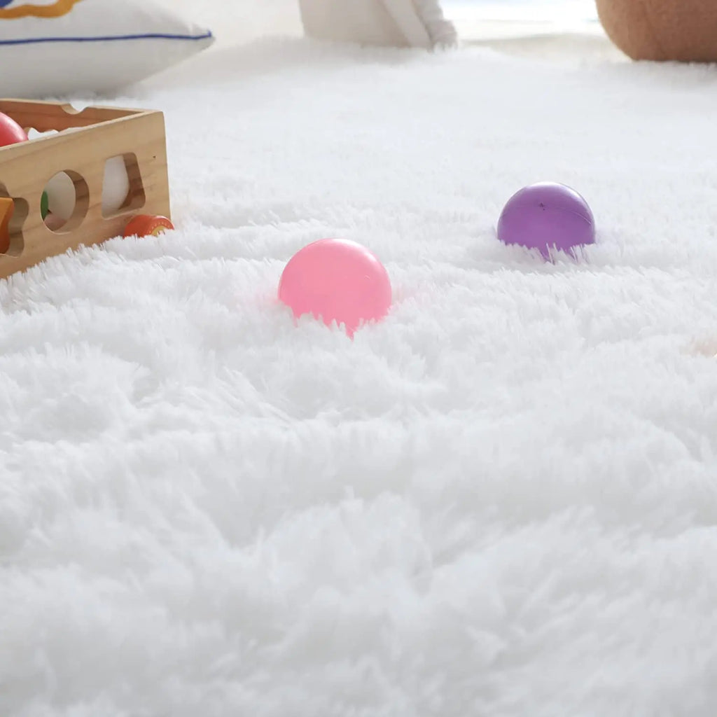 Tapis en Peluche Ultra-Doux et Moelleux