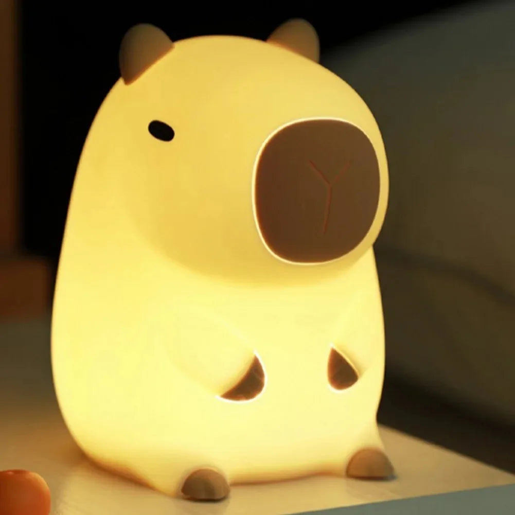 Veilleuse Capybara Mignonne en Silicone