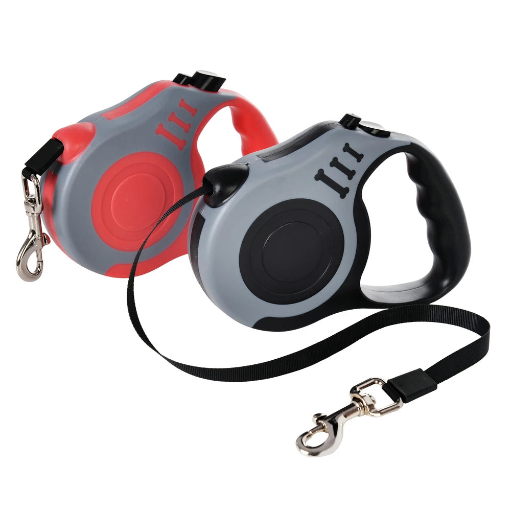 Laisse Rétractable Automatique pour Chien & Chat (3m / 5m)