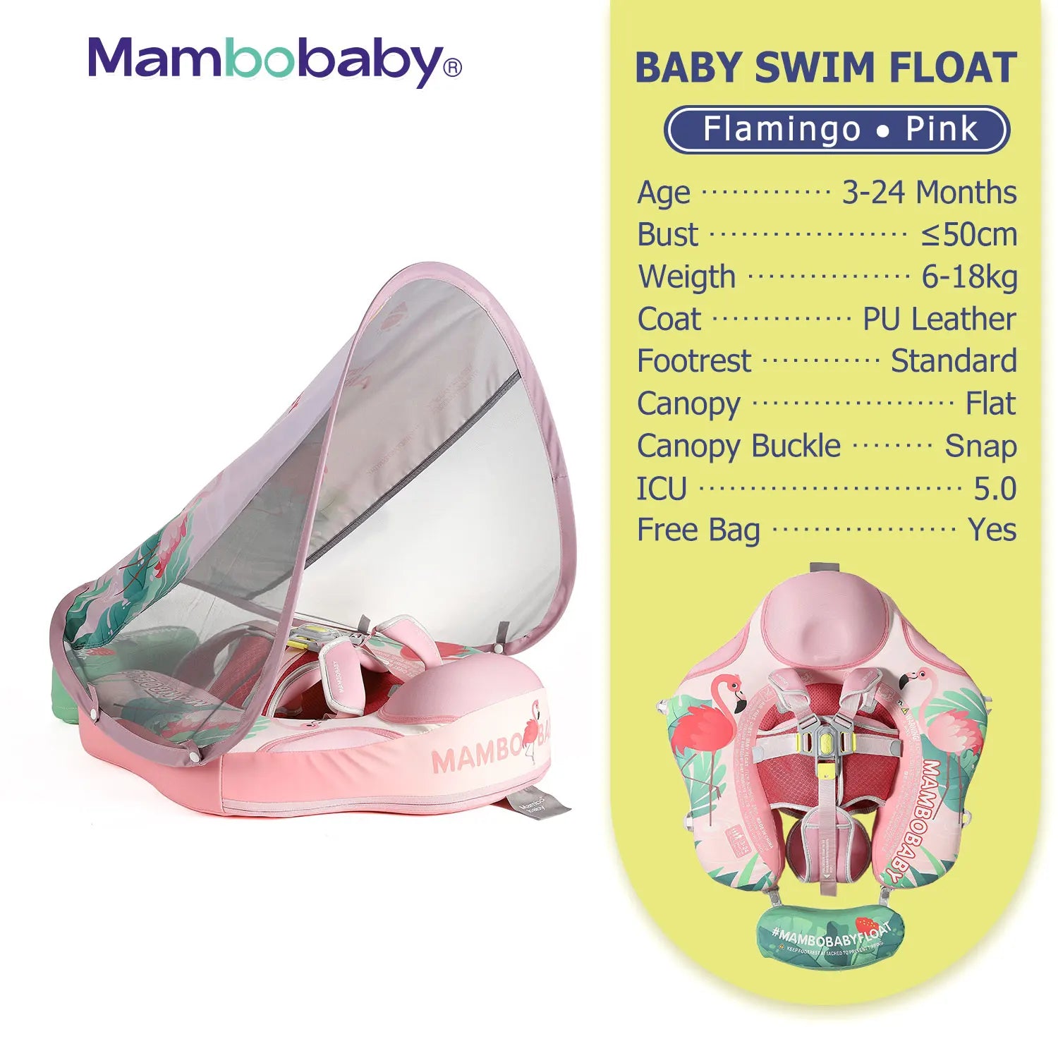 Flotteur Bébé Mambobaby Non-Gonflable