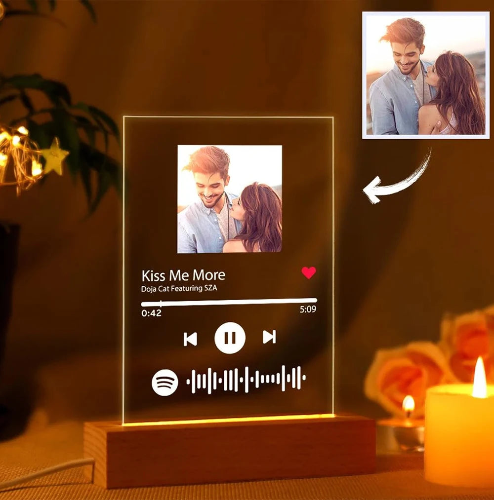 Lampe Photo 3D Personnalisée Style Instagram