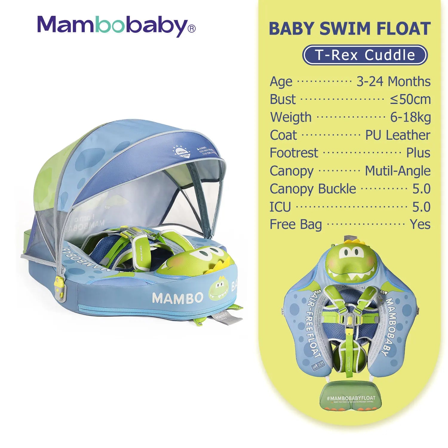 Flotteur Bébé Mambobaby Non-Gonflable