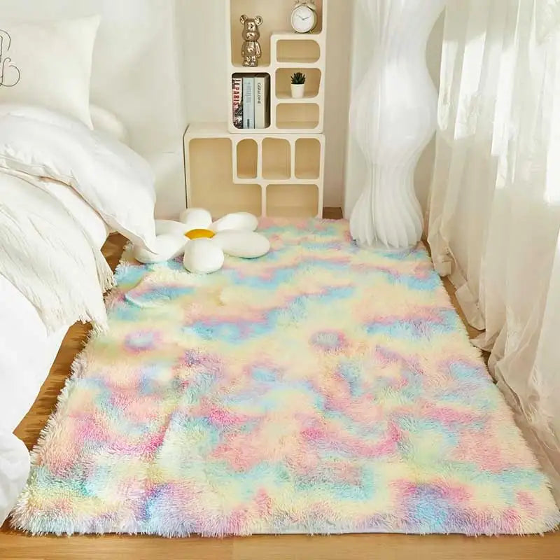 Tapis en Peluche Ultra-Doux et Moelleux