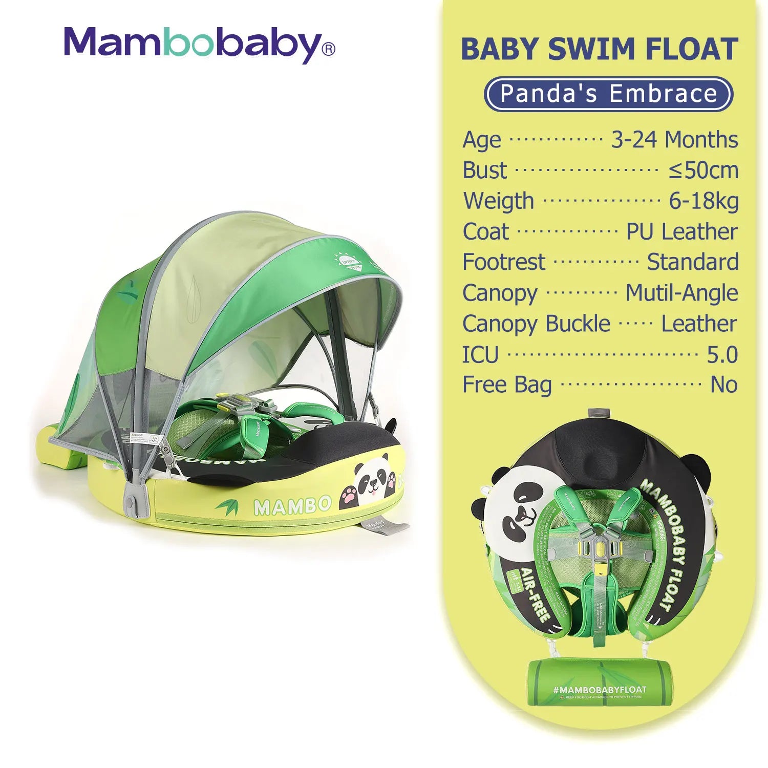 Flotteur Bébé Mambobaby Non-Gonflable