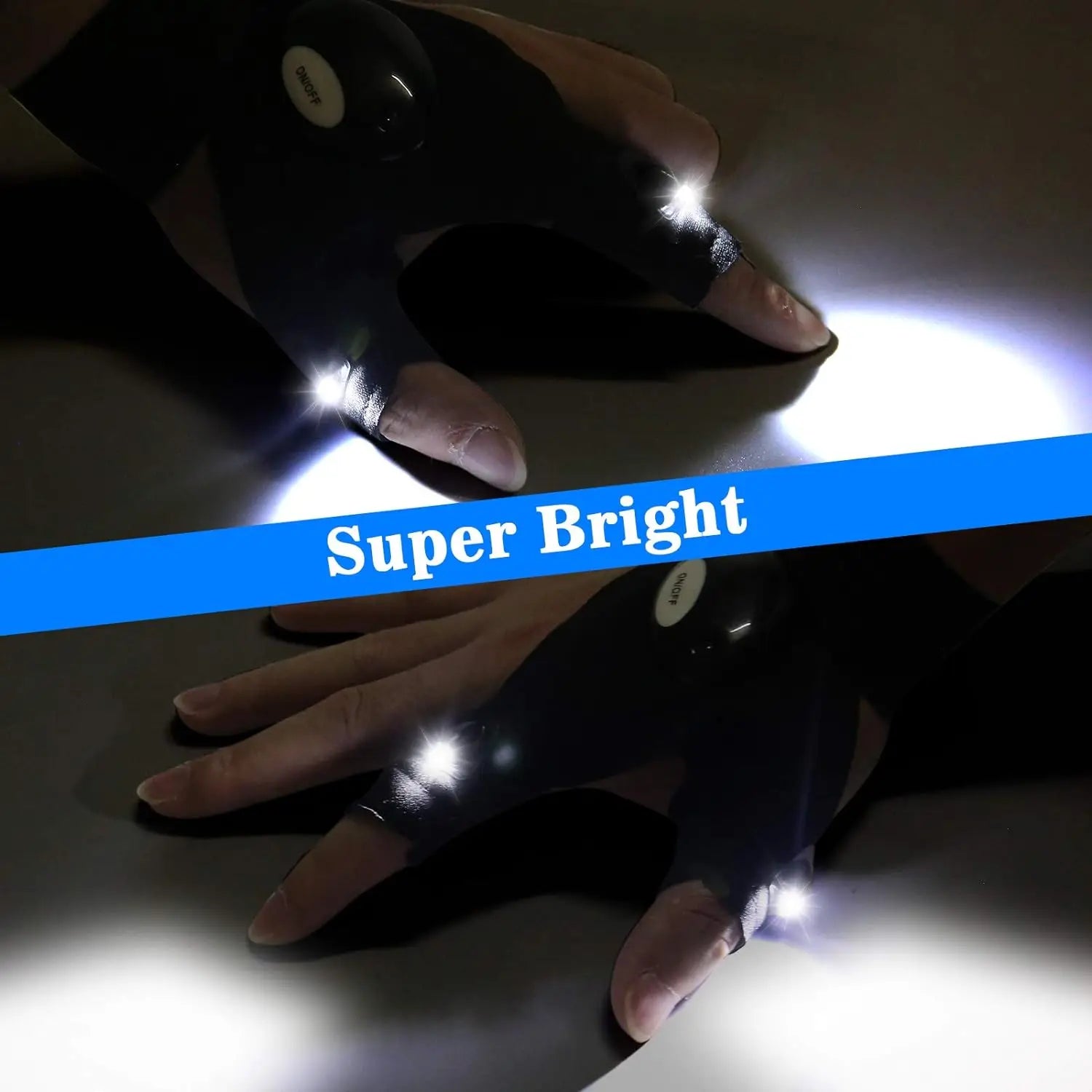 Gants de Nuit avec Lampe LED