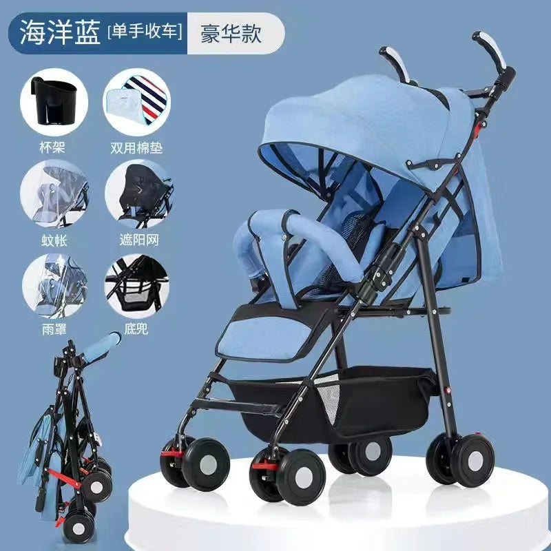 Poussette Canne Légère & Pliable