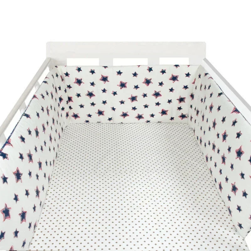 Tour de Lit Bébé Nordique 200x30 cm – Protection & Confort