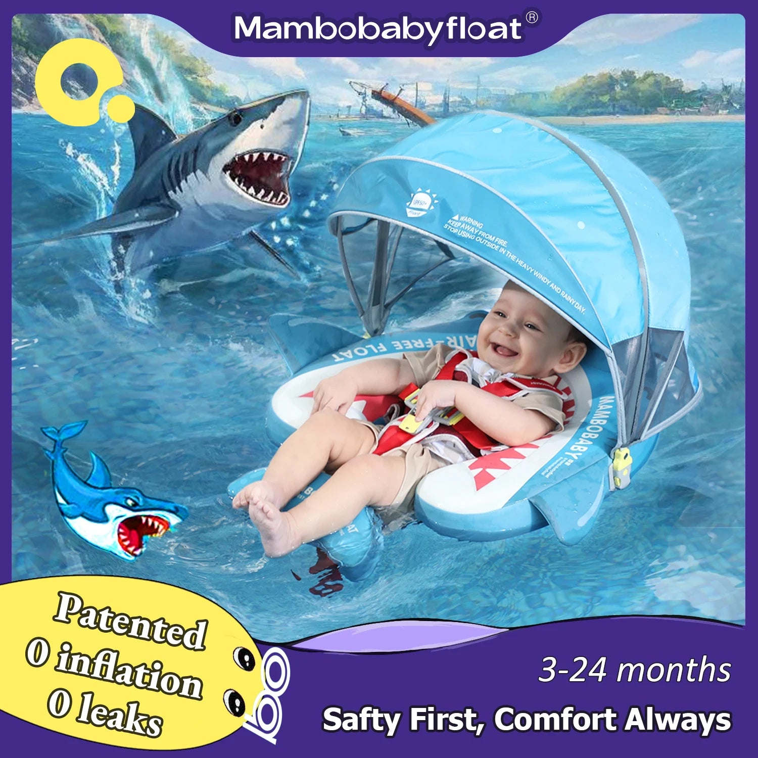 Flotteur Bébé Mambobaby Non-Gonflable