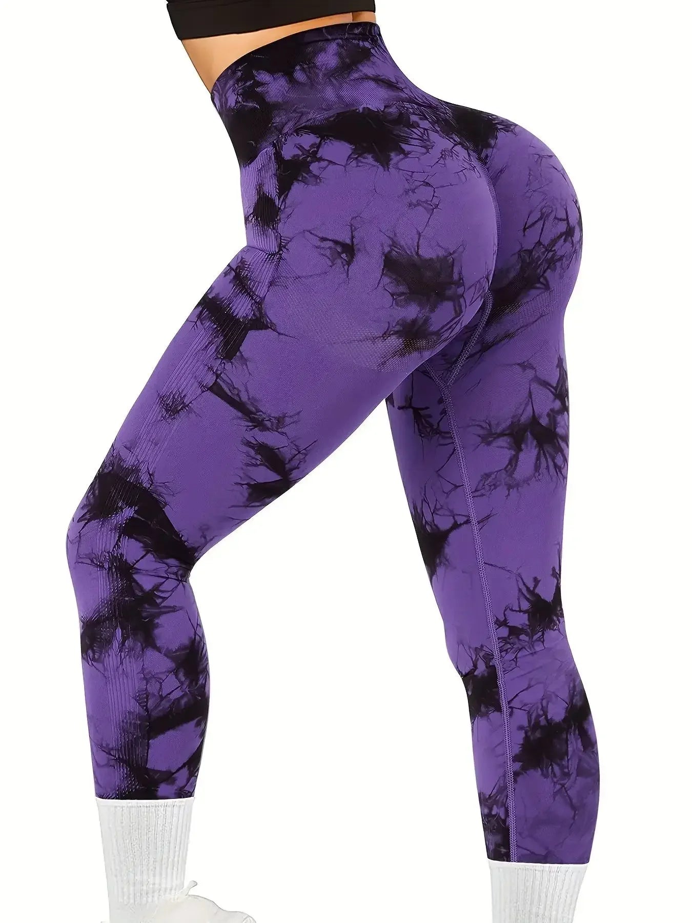 Legging de Yoga Tie-Dye Sans Couture