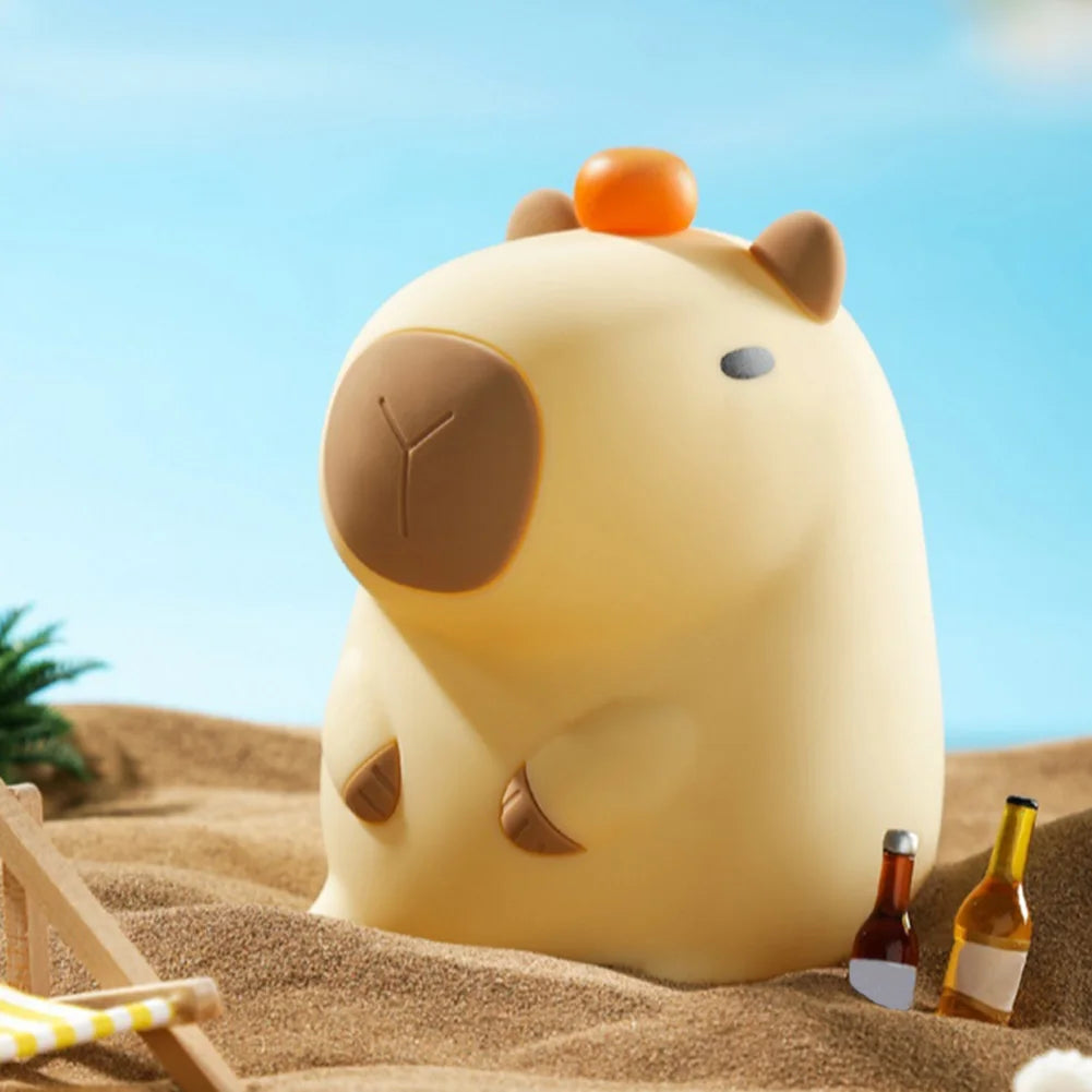 Veilleuse Capybara Mignonne en Silicone