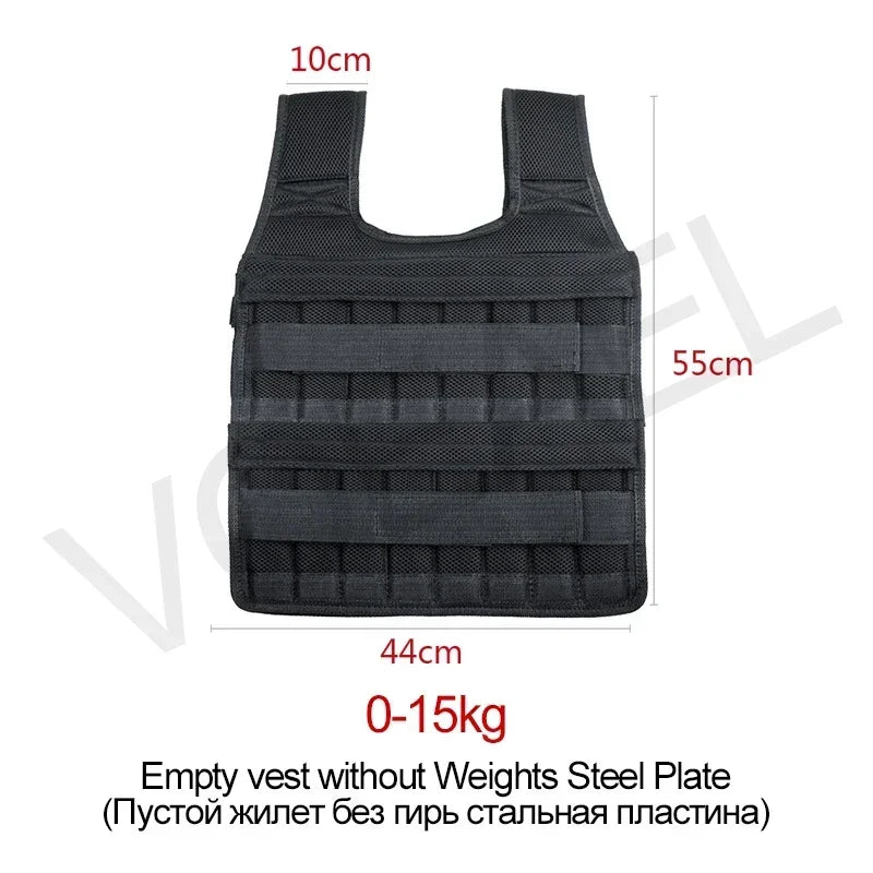 Gilet Lesté de Musculation Réglable 15kg / 35kg