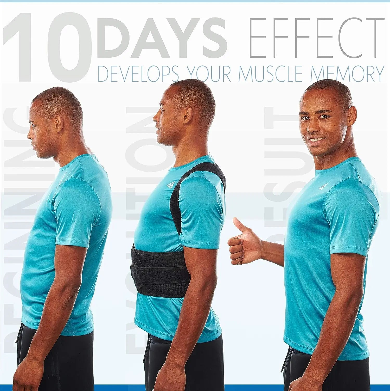 Correcteur de Posture Intégral et Réglable pour Homme & Femme