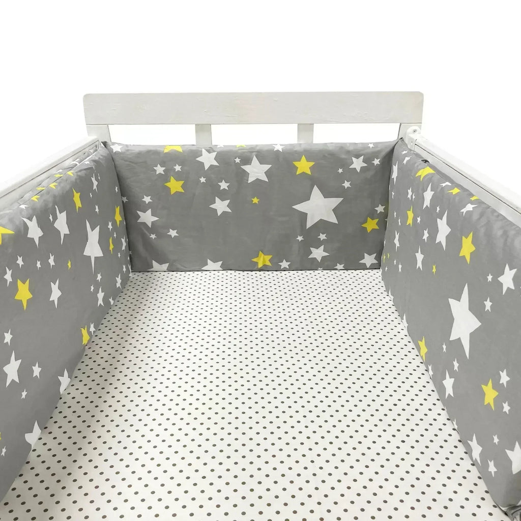Tour de Lit Bébé Nordique 200x30 cm – Protection & Confort
