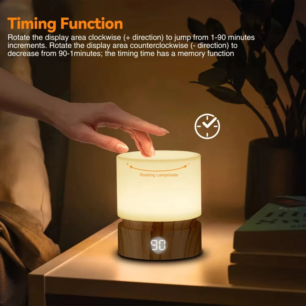 Veilleuse LED Rechargeable avec Minuterie