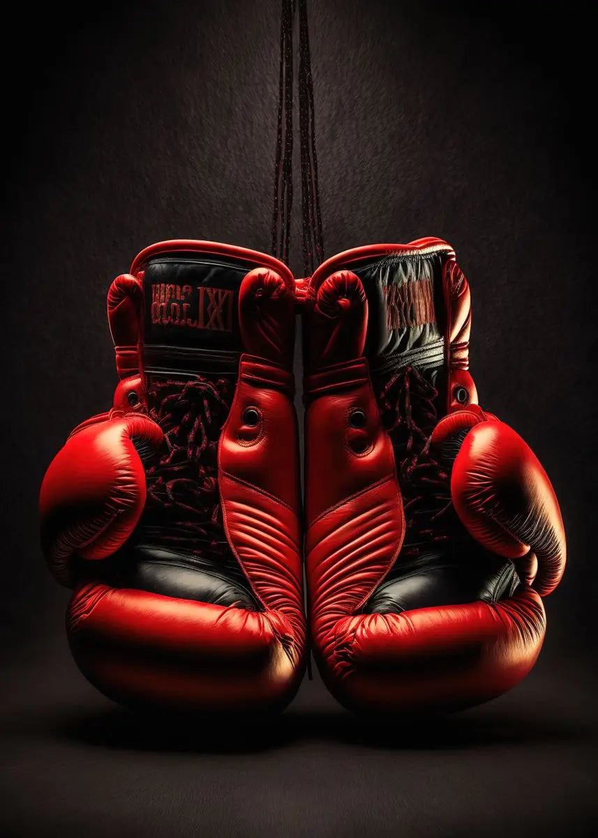 Affiche de Gants de Boxe Classiques