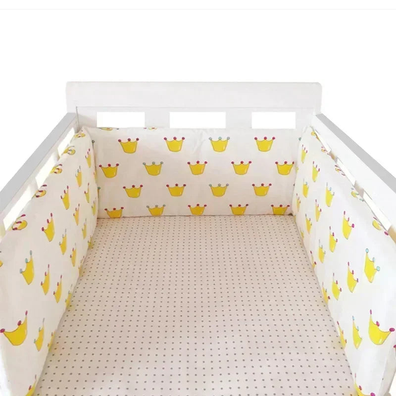 Tour de Lit Bébé Nordique 200x30 cm – Protection & Confort